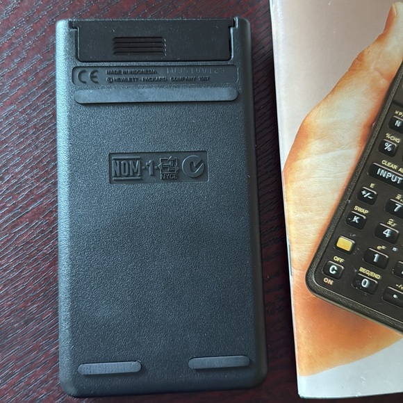 Hewlett-Packard Vintage Business Calculator w/ leather case & owner’s manual EUC - Picture 7 of 12